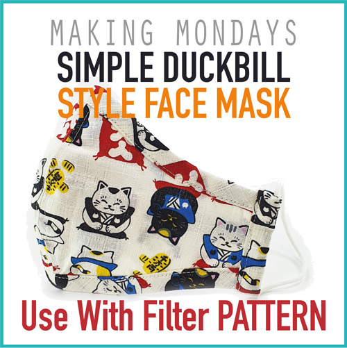 Duck Bill Face Mask Pattern